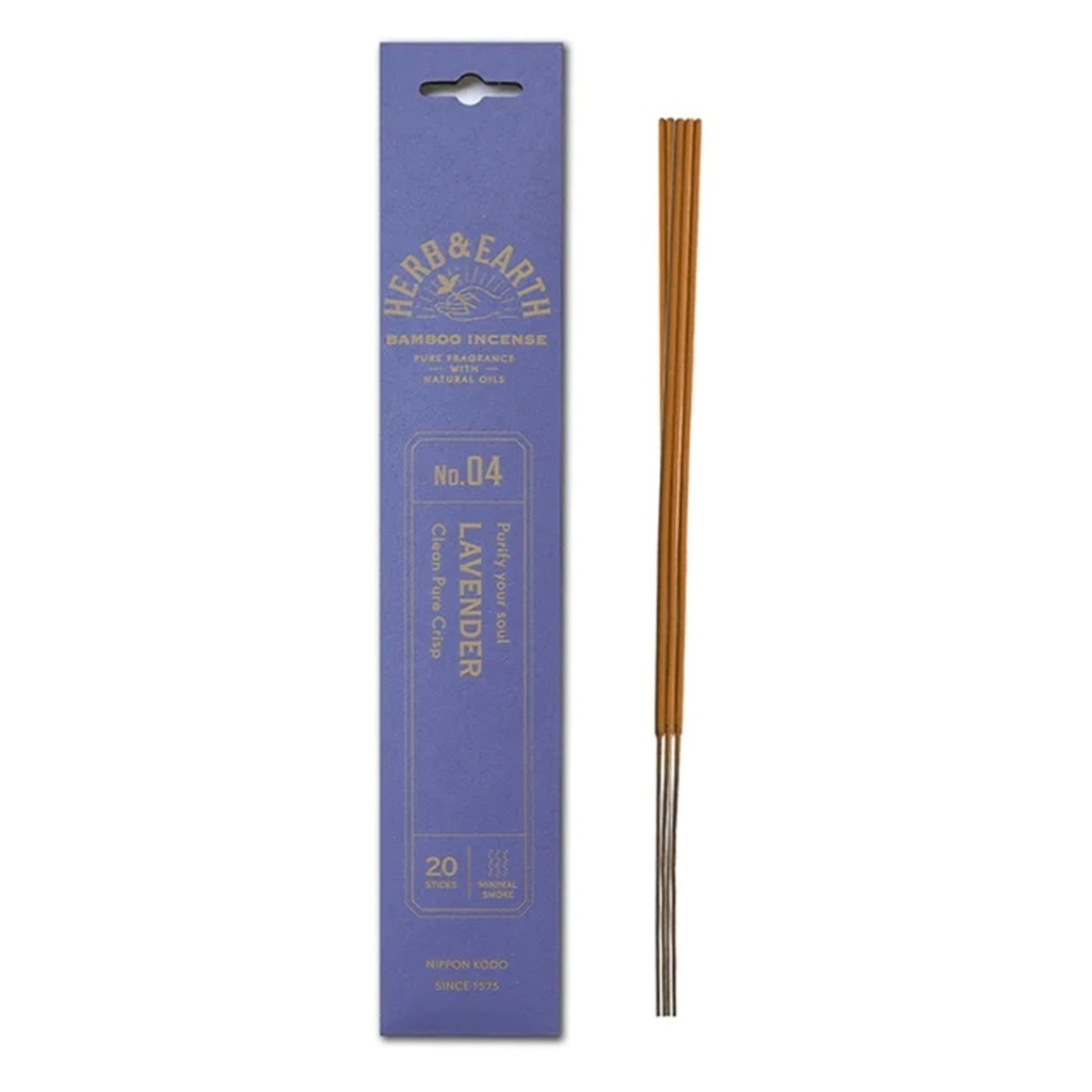 HERB & EARTH INCENSE | Herb & Earth Incense LAVENDER, 20 stick packet