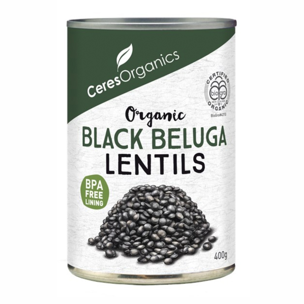 CERES ORGANICS | Black Beluga Lentils 400g