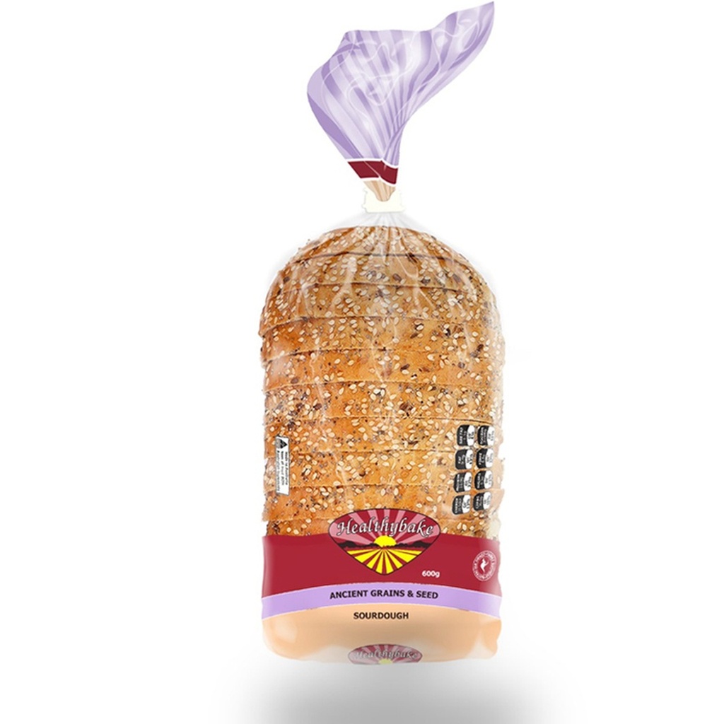 HEALTHYBAKE | Organic Ancient Grains & Seed Sourdough, 600g  (order 2-3 days ahead)