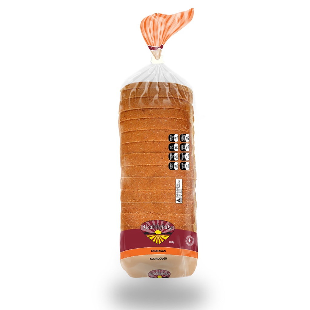 HEALTHYBAKE | Organic Wholemeal Khorasan Sourdough – 700g  (order 2-3 days ahead)