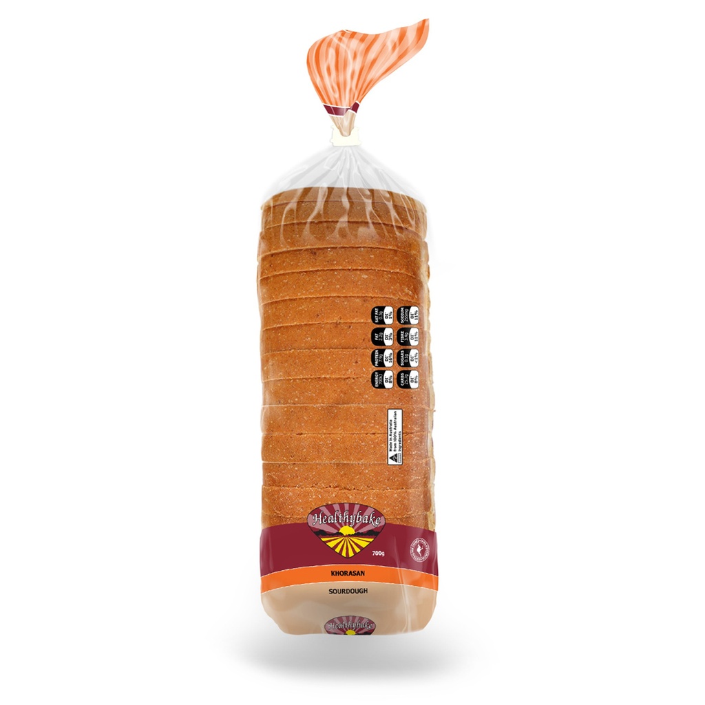 HEALTHYBAKE | Organic Khorasan Sourdough – 700g  (order 2-3 days ahead)
