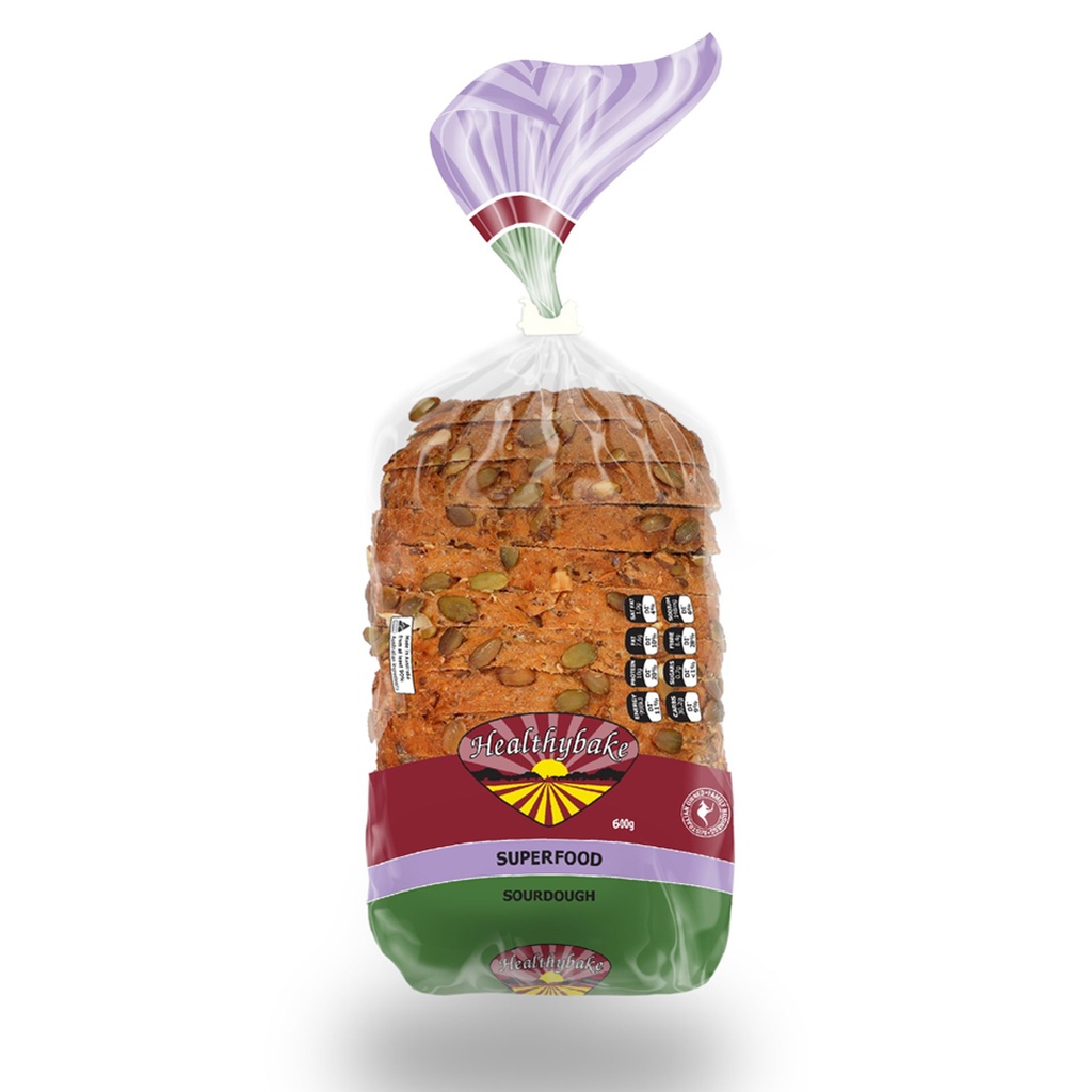 HEALTHYBAKE | Organic Wholemeal Ancient Grains & Seed Sourdough – 600g  (order 2-3 days ahead)