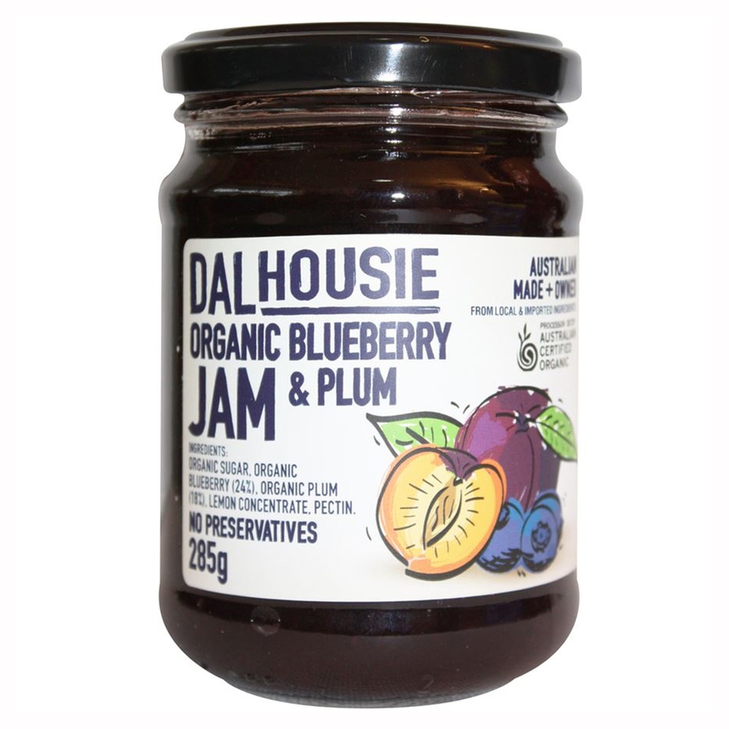 DALHOUSIE | Organic Blueberry and Plum Jam, 285g