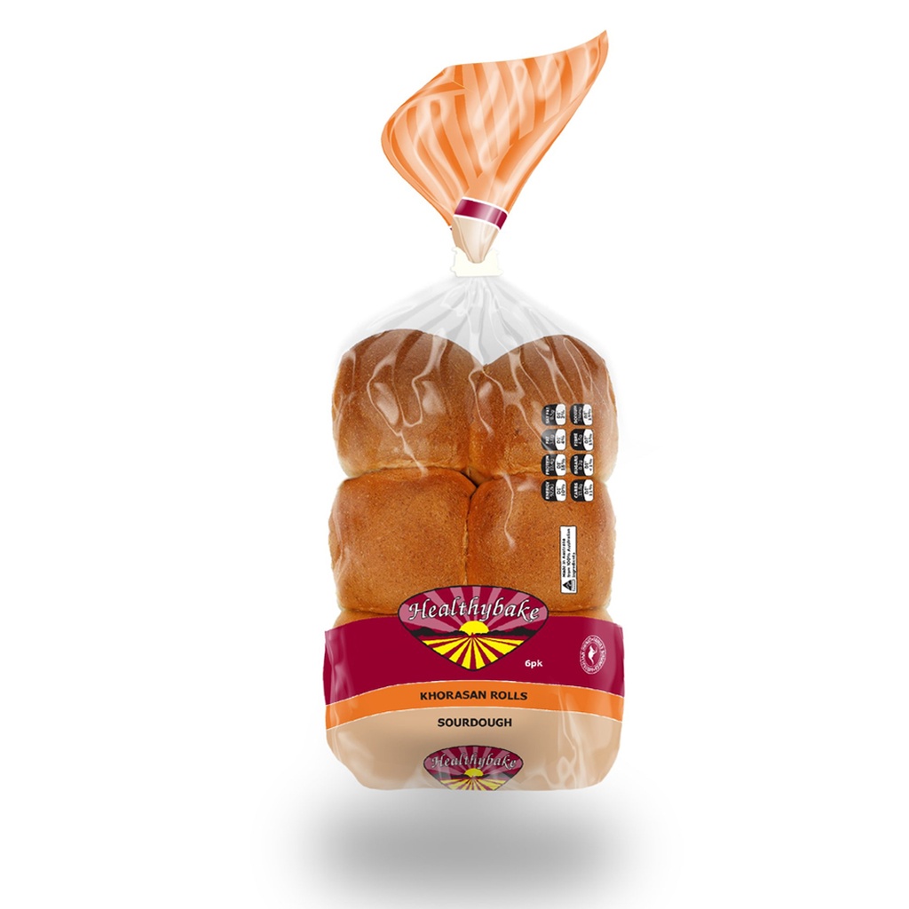 HEALTHYBAKE | Organic Khorasan Fruit Buns Sourdough, Pack of 6 packs  (order 2-3 days ahead)