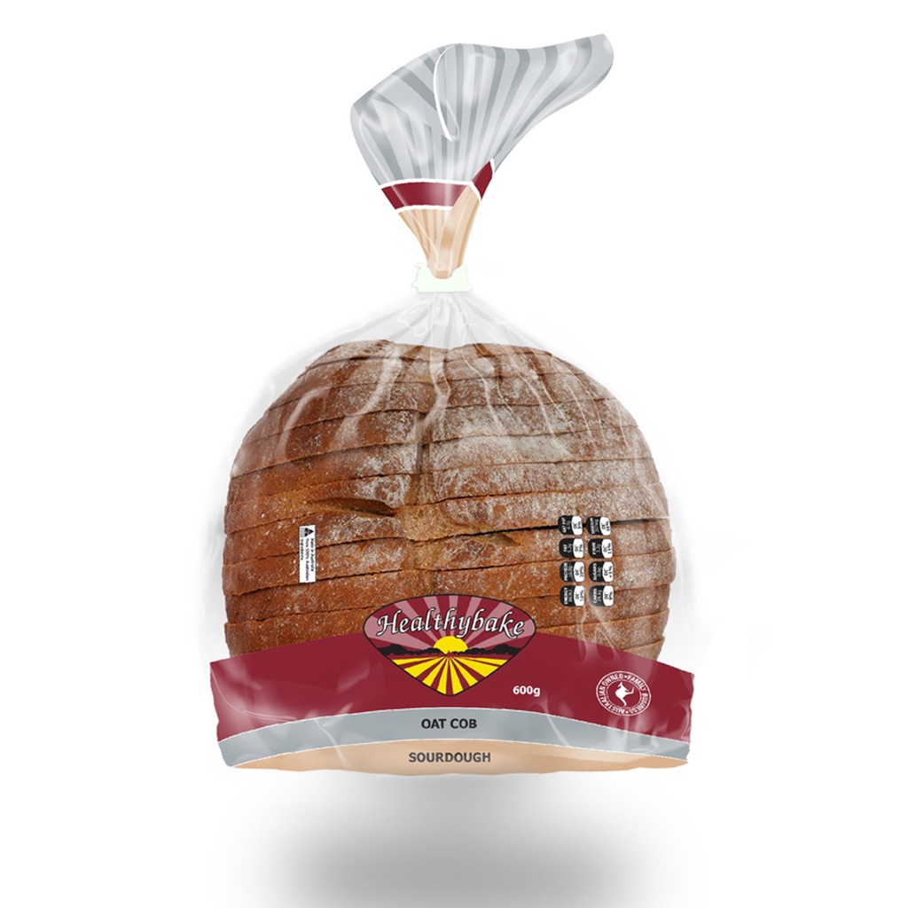 HEALTHYBAKE | Organic Oatbran Sourdough – 600g (order 2-3 days ahead)