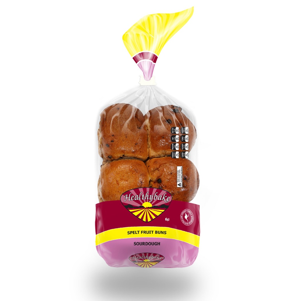 HEALTHYBAKE | Organic Wholemeal Spelt Wraps Sourdough, Pack of 5 Packs (order 2-3 days ahead)