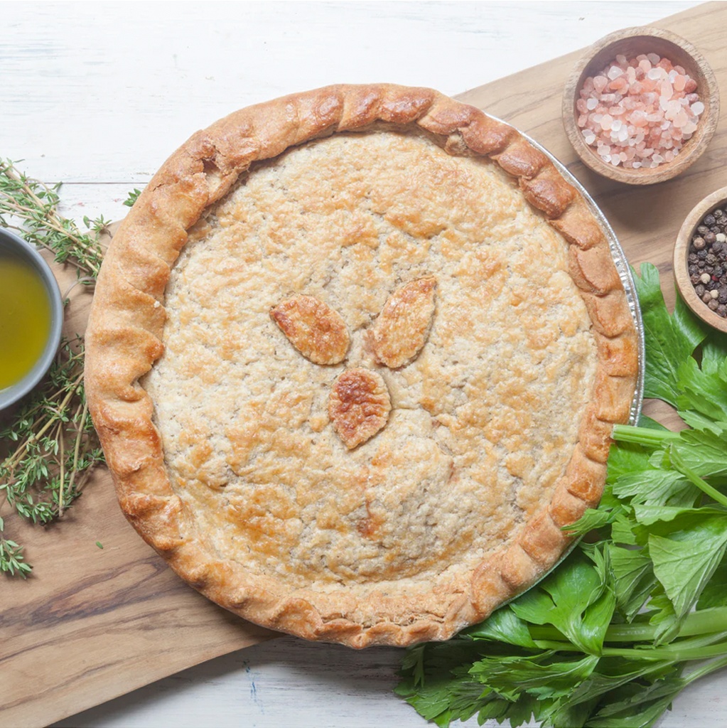 CHERRY TREE ORGANICS | Certified Organic Beef & Vegetable Family Pie (order 2-3 days ahead)