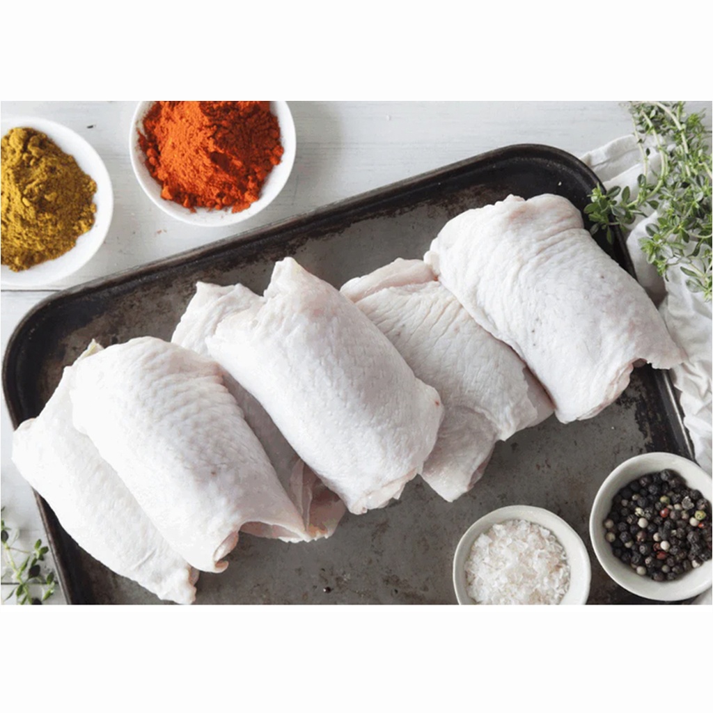 CHERRY TREE ORGANICS | Certified Organic Chicken Thigh Fillets - 1kg (order 2-3 days ahead)