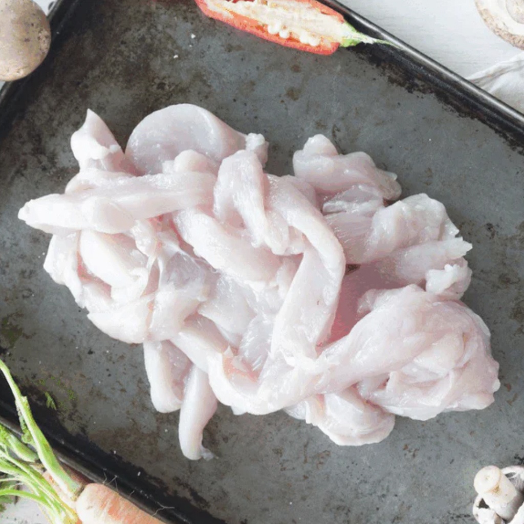 CHERRY TREE ORGANICS | Certified Organic Chicken Breast Fillet Stir Fry Strips (order 2-3 days ahead)