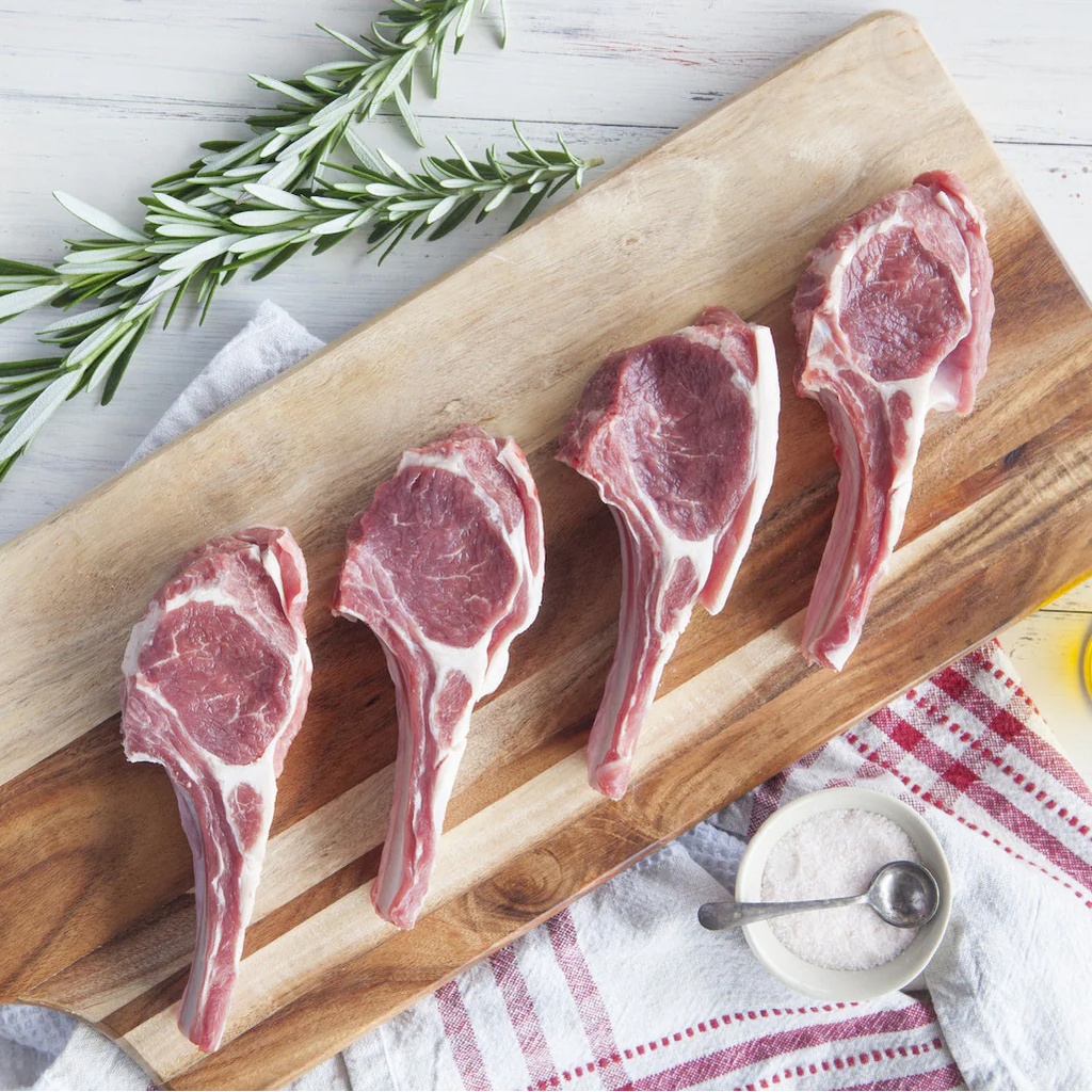 CHERRY TREE ORGANICS | Certified Organic Lamb Cutlets (order 2-3 days ahead)