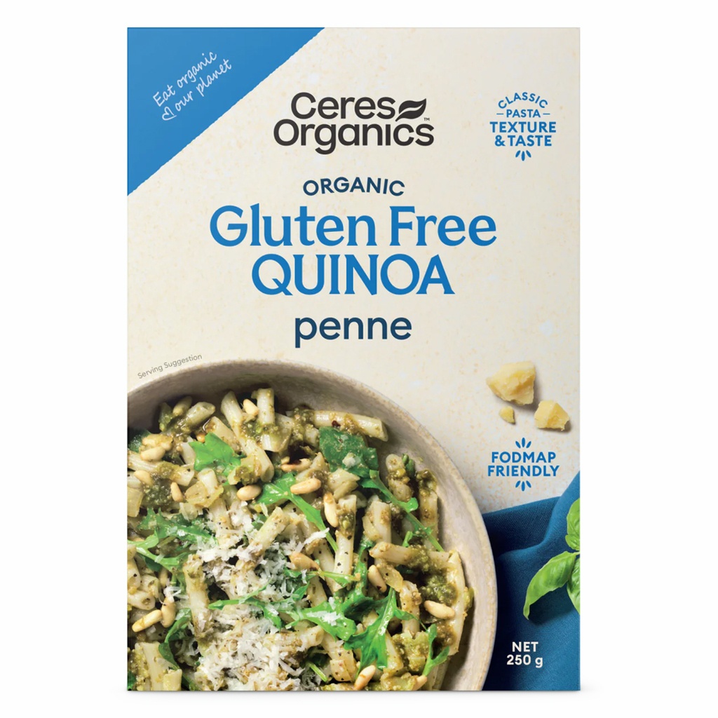 CERES ORGANICS | Pasta – Penne Quinoa Rice, 250g
