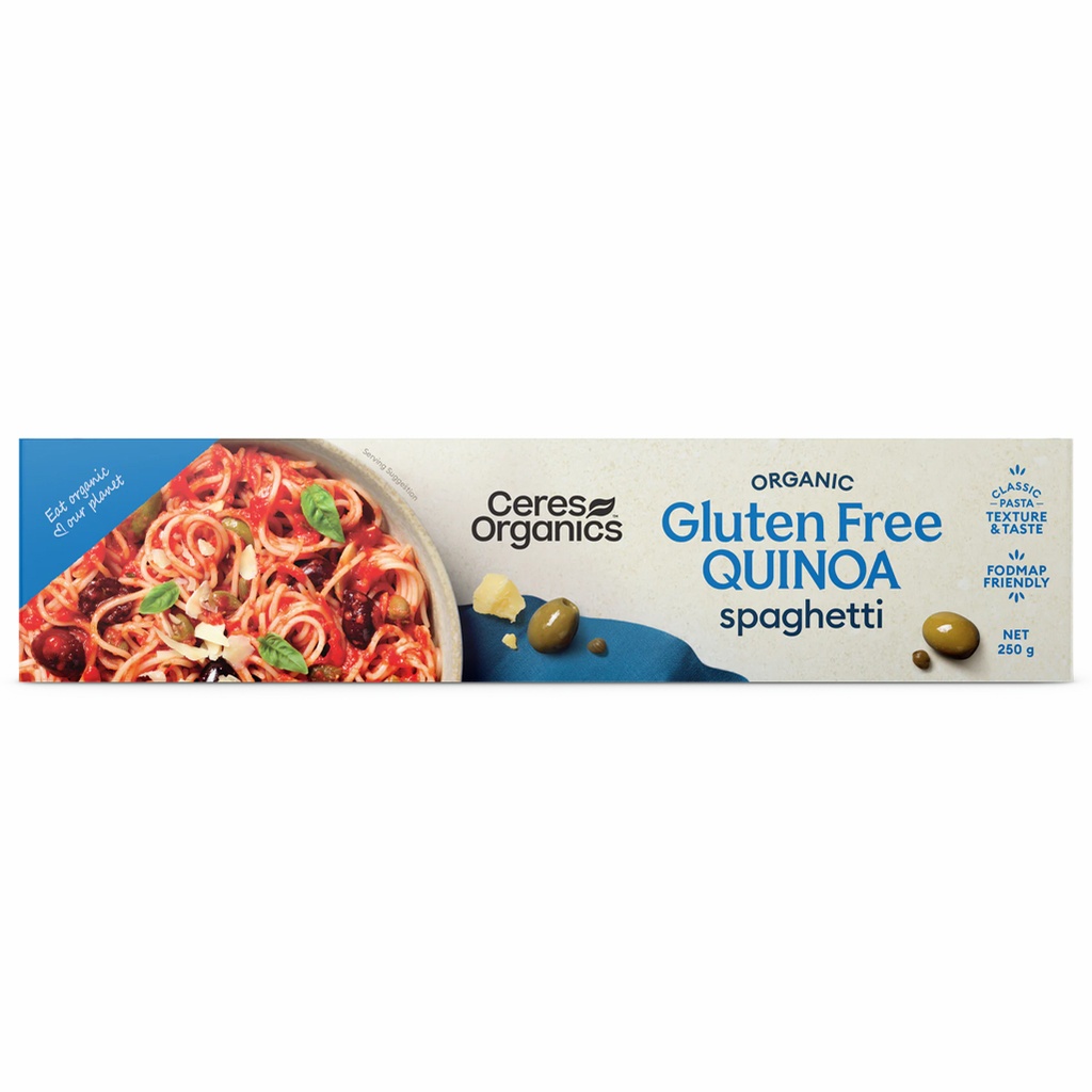 CERES ORGANICS | Pasta – Spaghetti Quinoa Rice, 250g