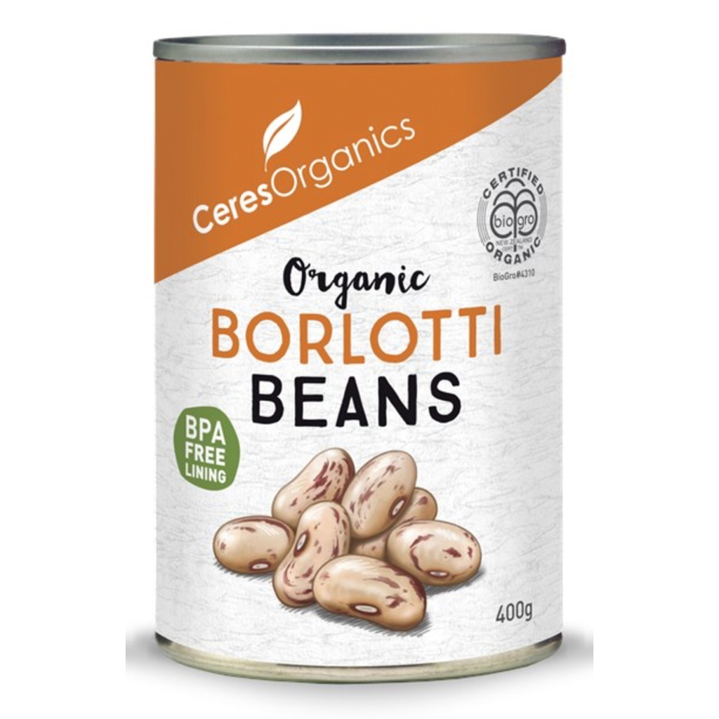 CERES ORGANICS | Beans Borlotti Organic (canned) 400g