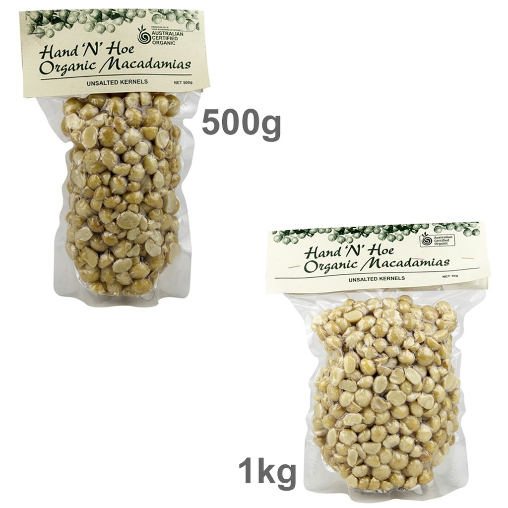 HAND N HOE | Organic Macadamia Kernels