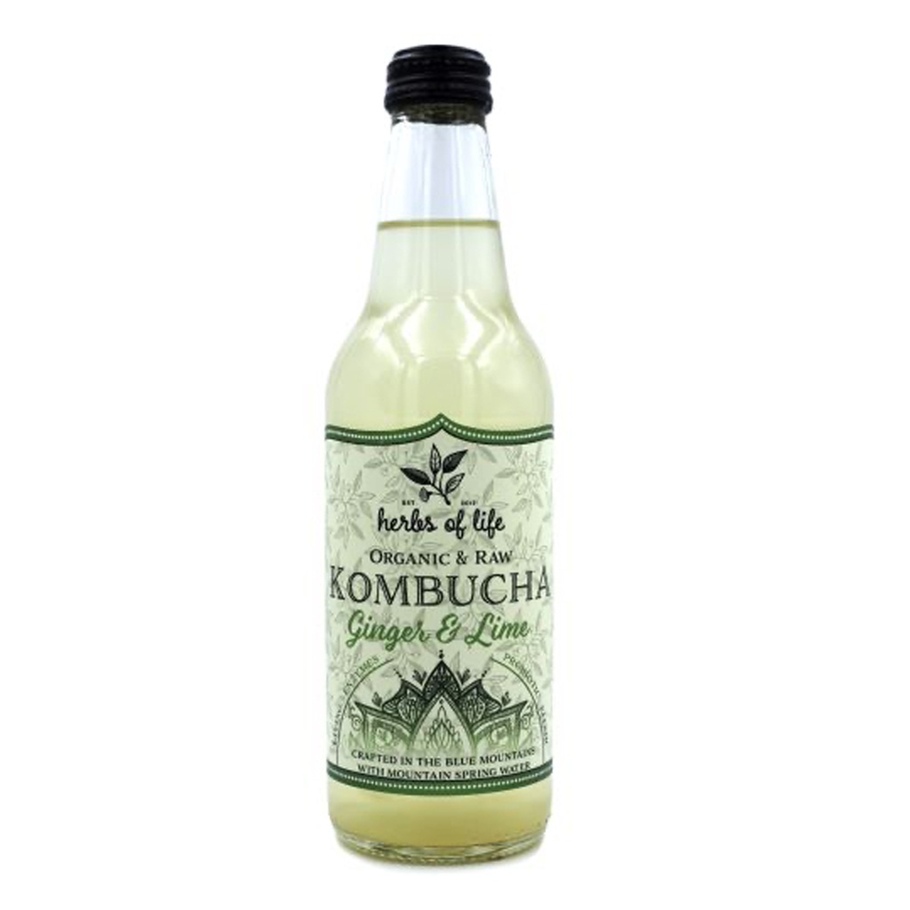 HERBS OF LIFE | Kombucha – Ginger & Lime , 330ml