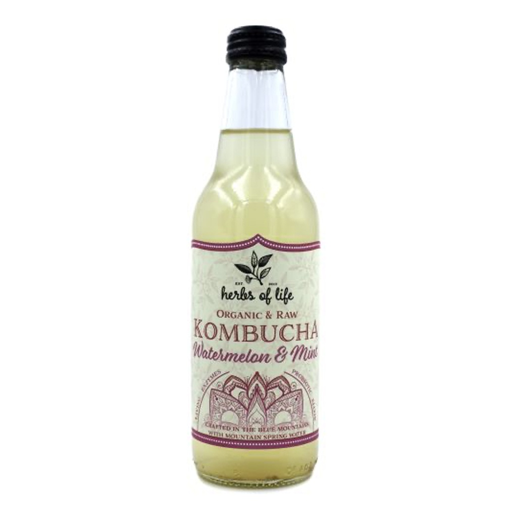 HERBS OF LIFE | Kombucha – Watermelon & Mint, 330ml