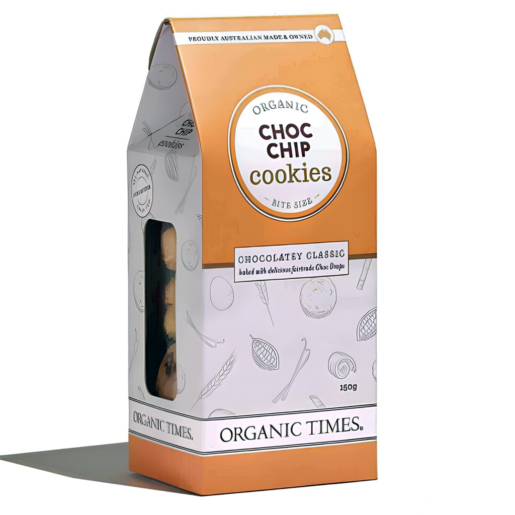 ORGANIC TIMES | 饼干 – 巧克力片，150克