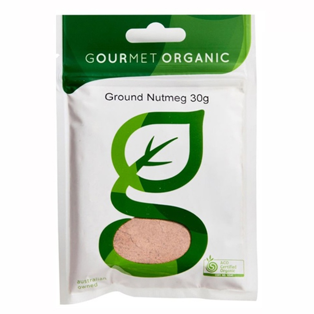 GOURMET ORGANIC | Ground Nutmeg 30g