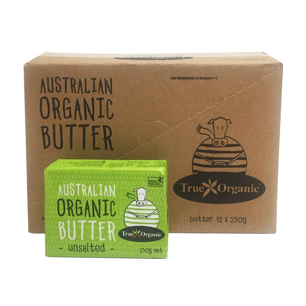 TRUE ORGANICS | Butter - Unsalted 250g