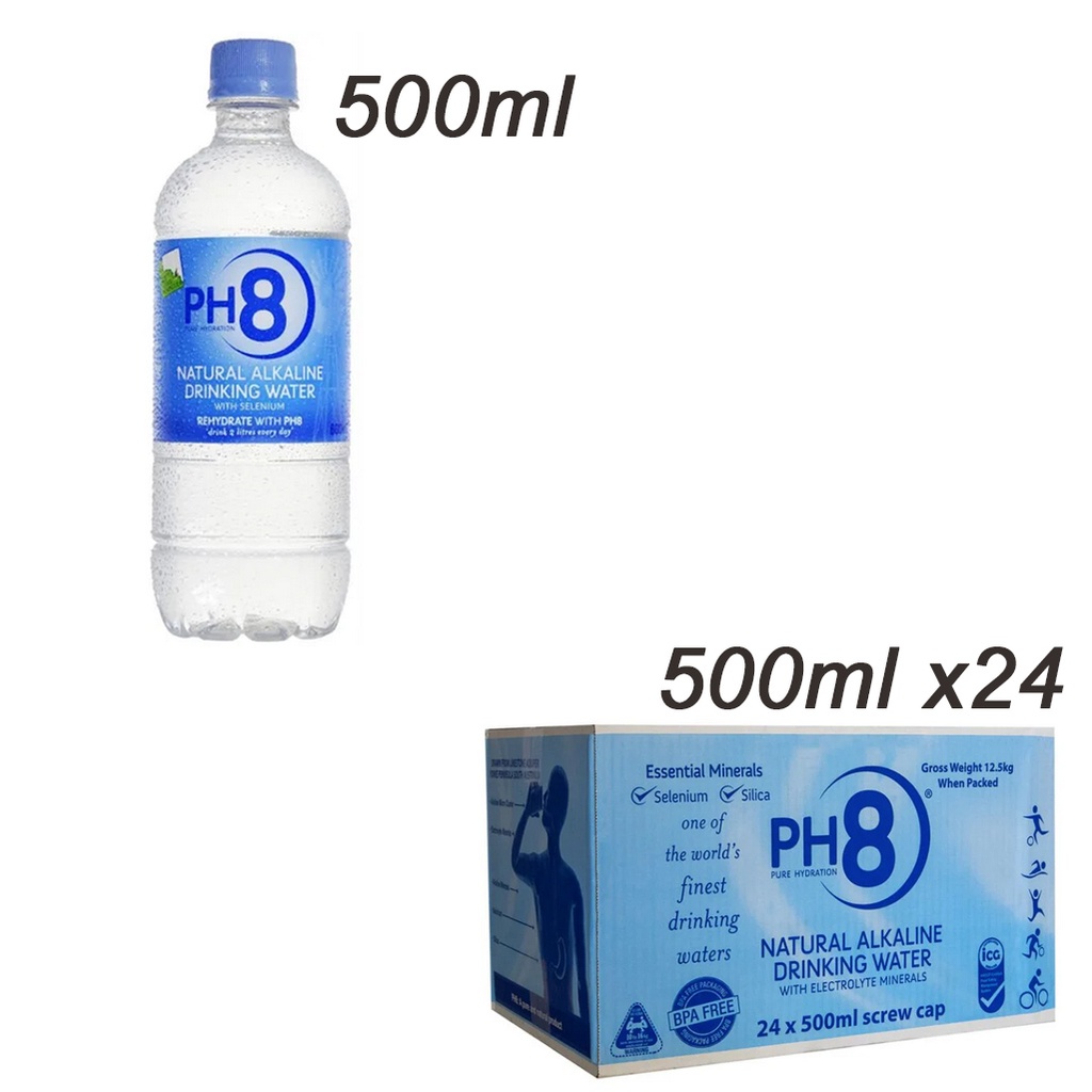 Water - PH8 | Natural Alkaline Water 500mL