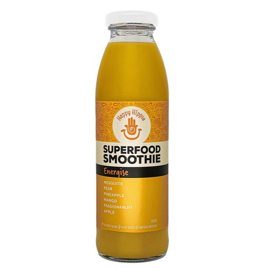 HAPPY HIPPIE | Superfood Smoothie - Energise - 350mL
