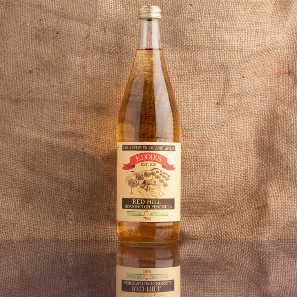 EDDIES | Organic Sparkling Apple Juice 750mL