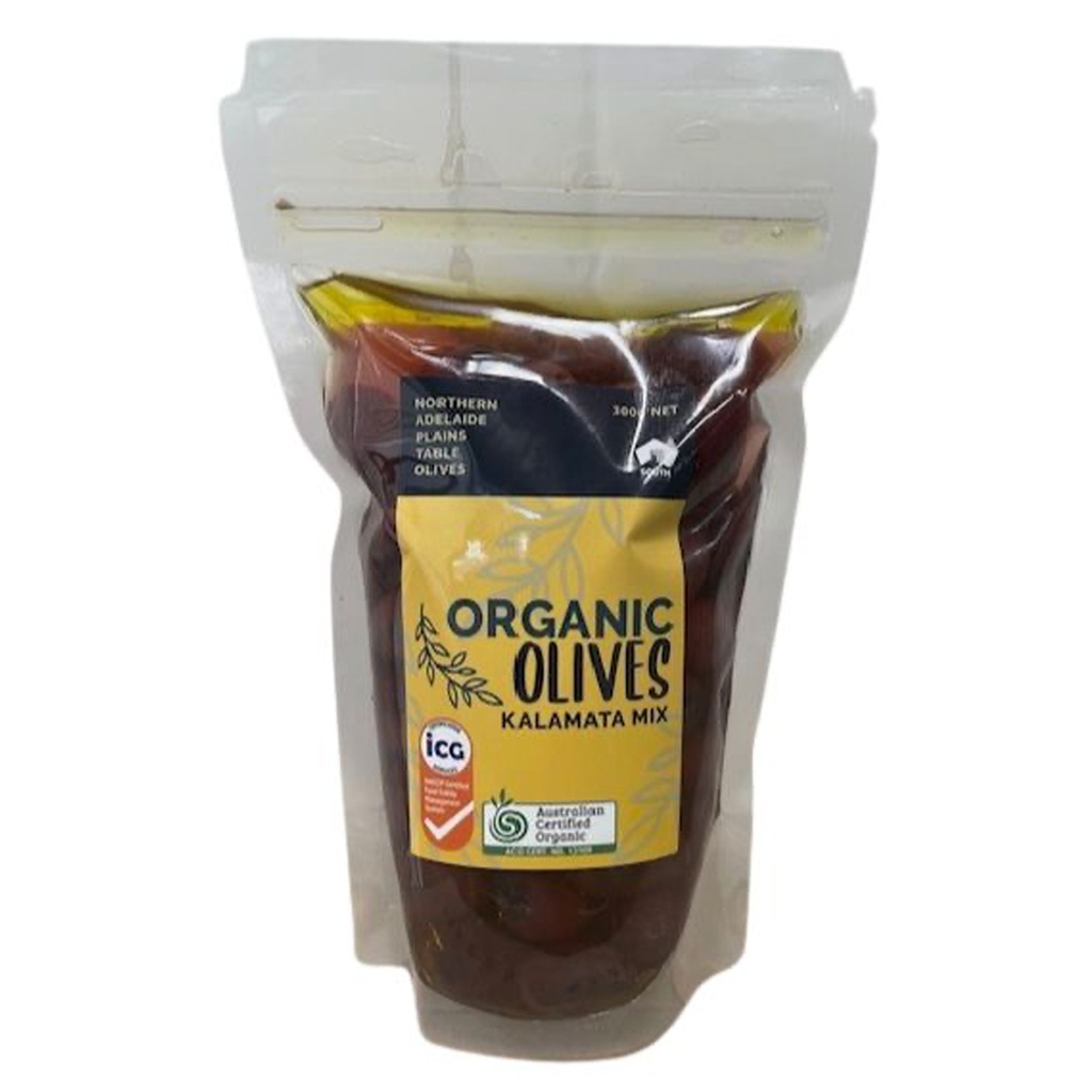 Kalamata Organic Olives in Extra Virgin Olive Oil 300g
