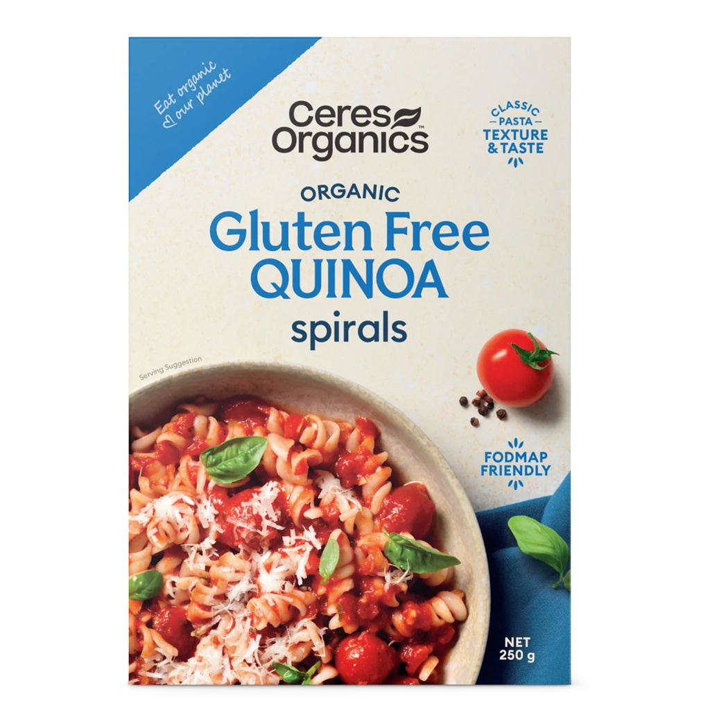CERES ORGANICS | Pasta -  Spirals Quinoa 250g