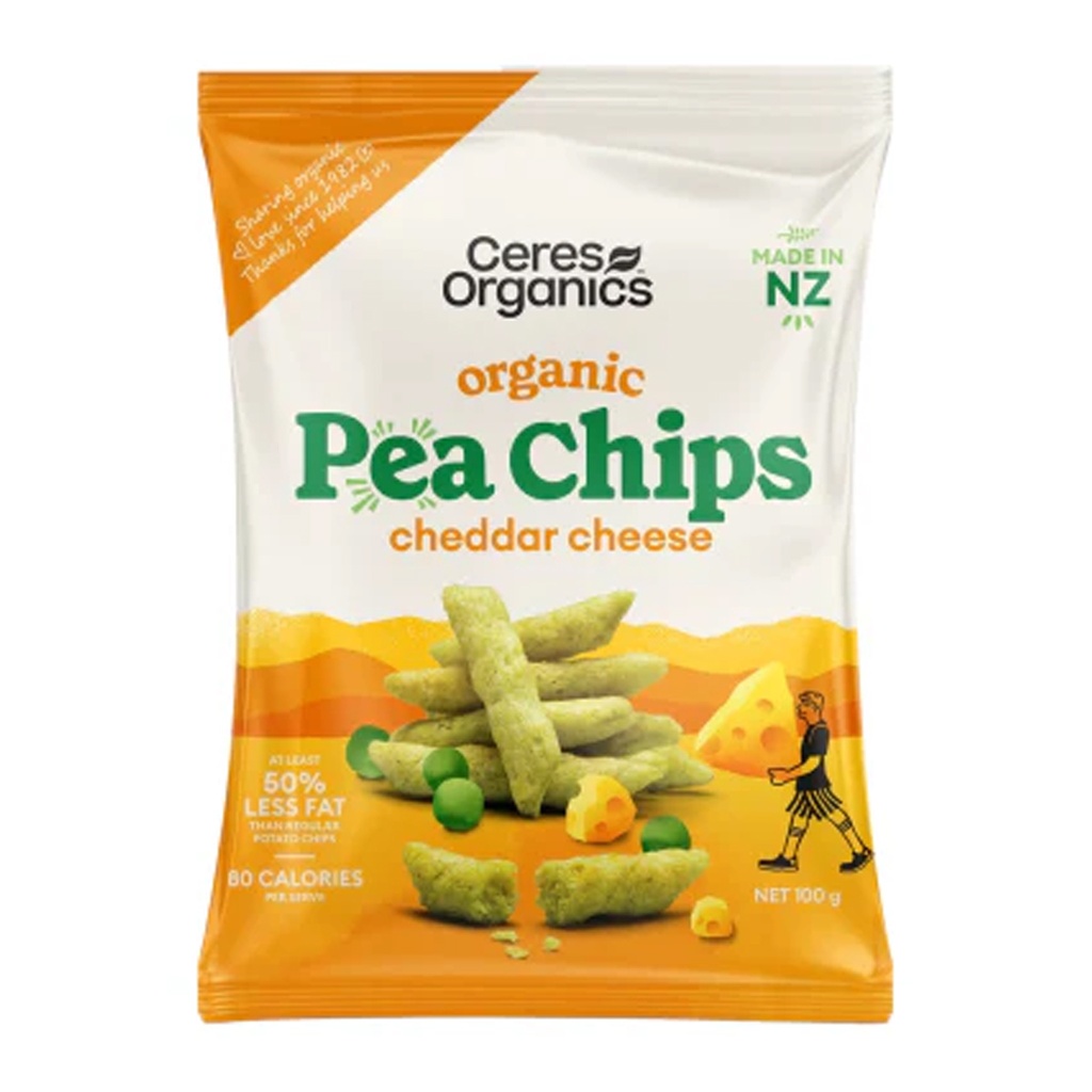 CERES ORGANICS | Pea Chips - Cheese 100g