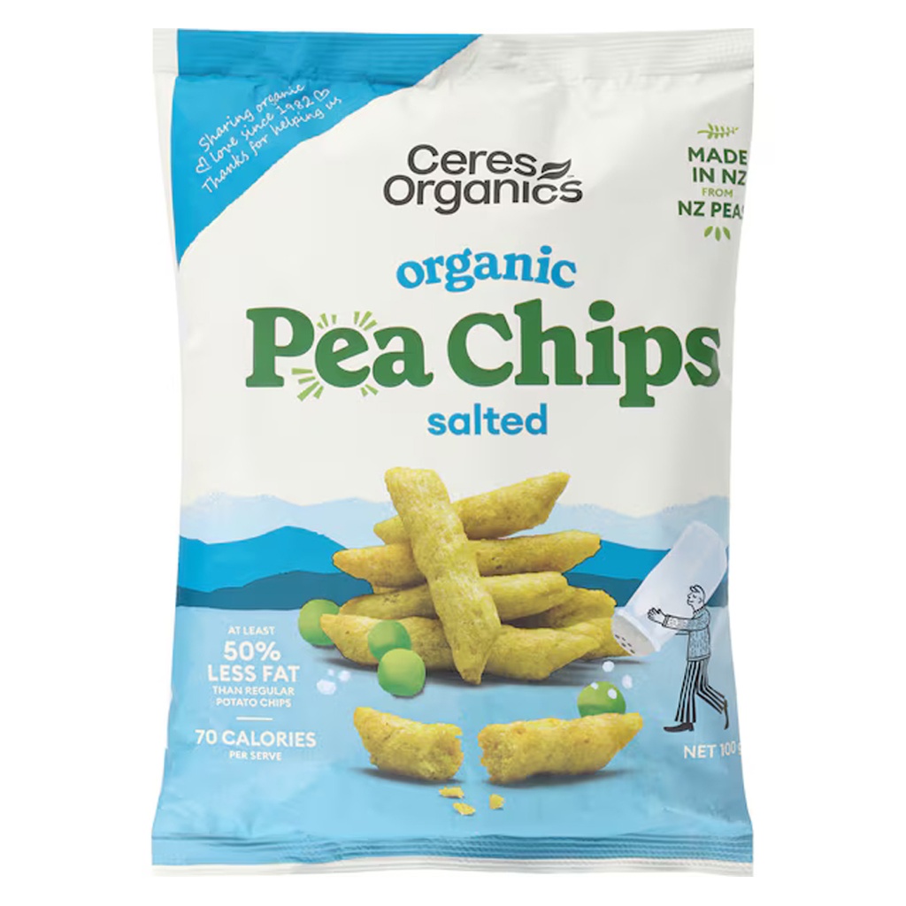 CERES ORGANICS | Pea Chips – Salted 100g