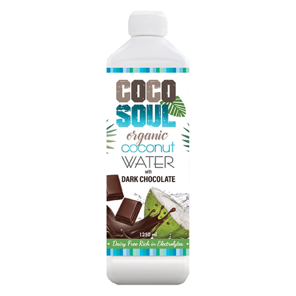 COCO SOUL | Organic Coconut Water with Dark Chocolate 1.25L
