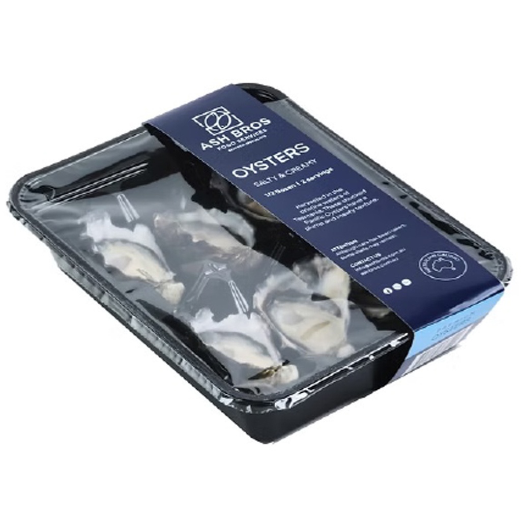 Seafood | Retail Pack - Tasmanian Oysters (Pacific) FRESH 6 Pack