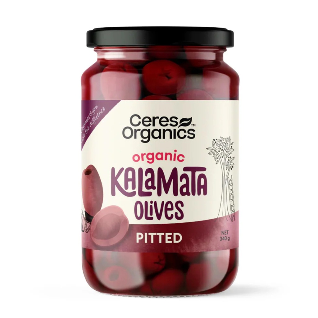 CERES ORGANICS | Olives – Kalamata Olives Pitted 340g
