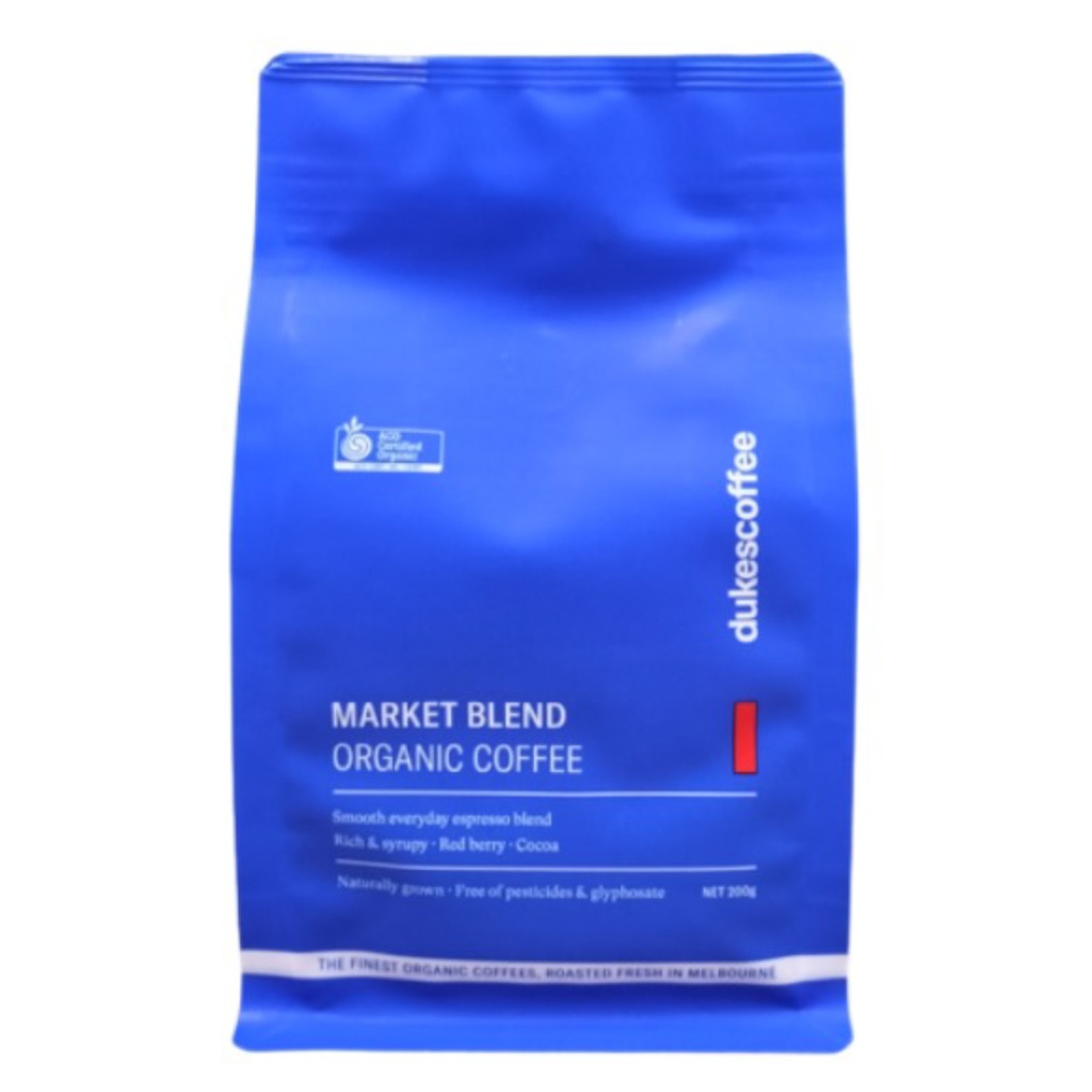 DUKESCOFFEE | Market Blend – Organic Coffee 200g