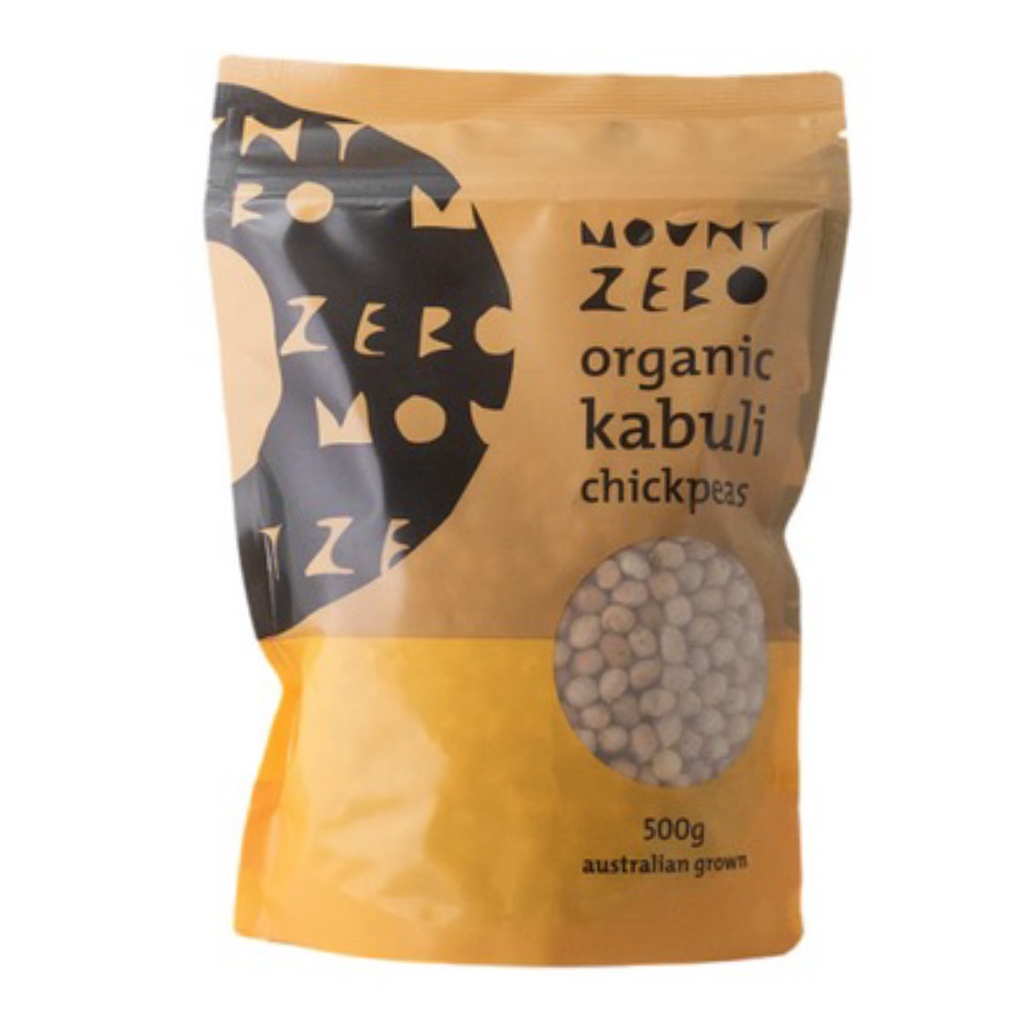 MOUNT ZERO | Chick Peas - Certified Organic 500g