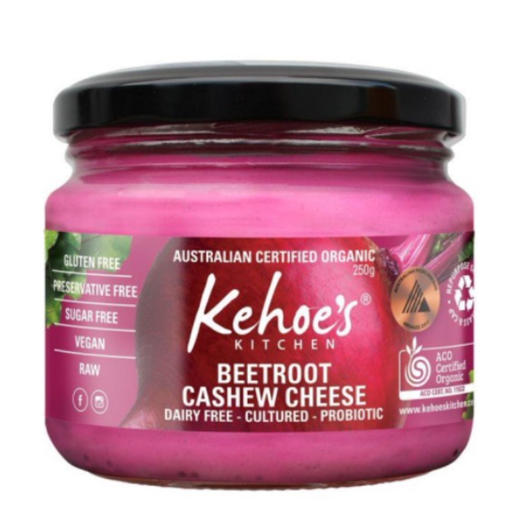 KEHOE'S KITCHEN | Cashew Cheese Dip – Beetroot 250g