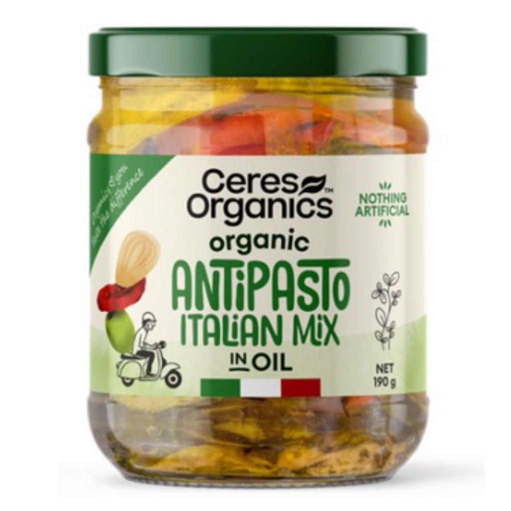 CERES ORGANICS | Antipasto Italian Mix in Oil 190g