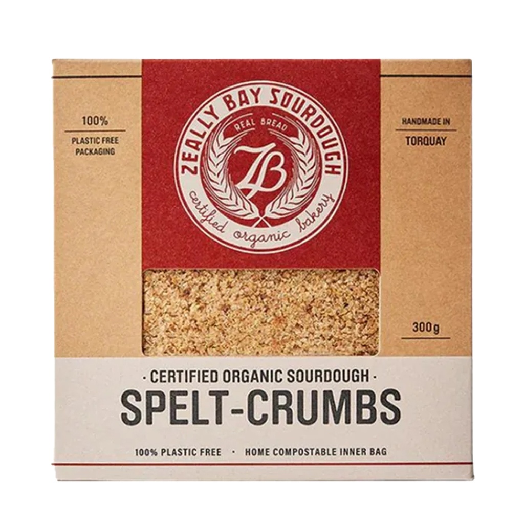 ZEALLY BAY SOURDOUGH | Spelt Breadcrumbs 300g  【Certified Organic】