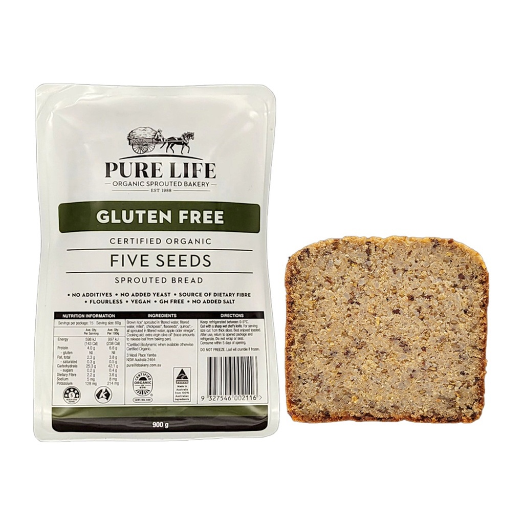 PURE LIFE | Sprouted 5 Seed (Gluten Free) 900g