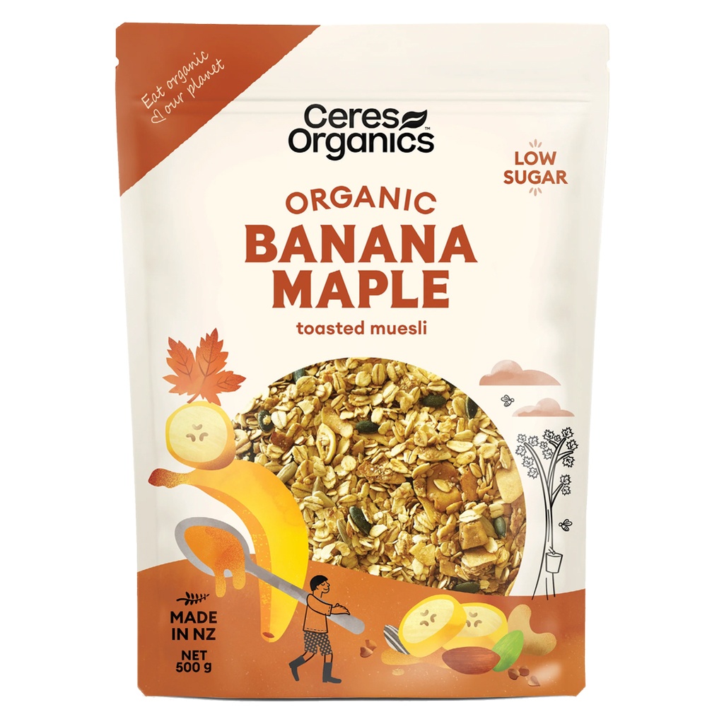 CERES ORGANICS | Muesli – Banana Maple  500g