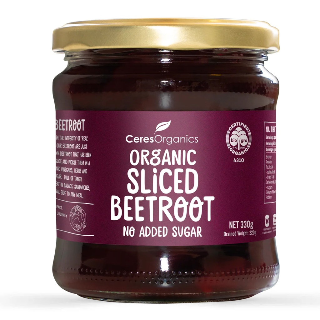 CERES ORGANICS | Beetroot Slices 330g
