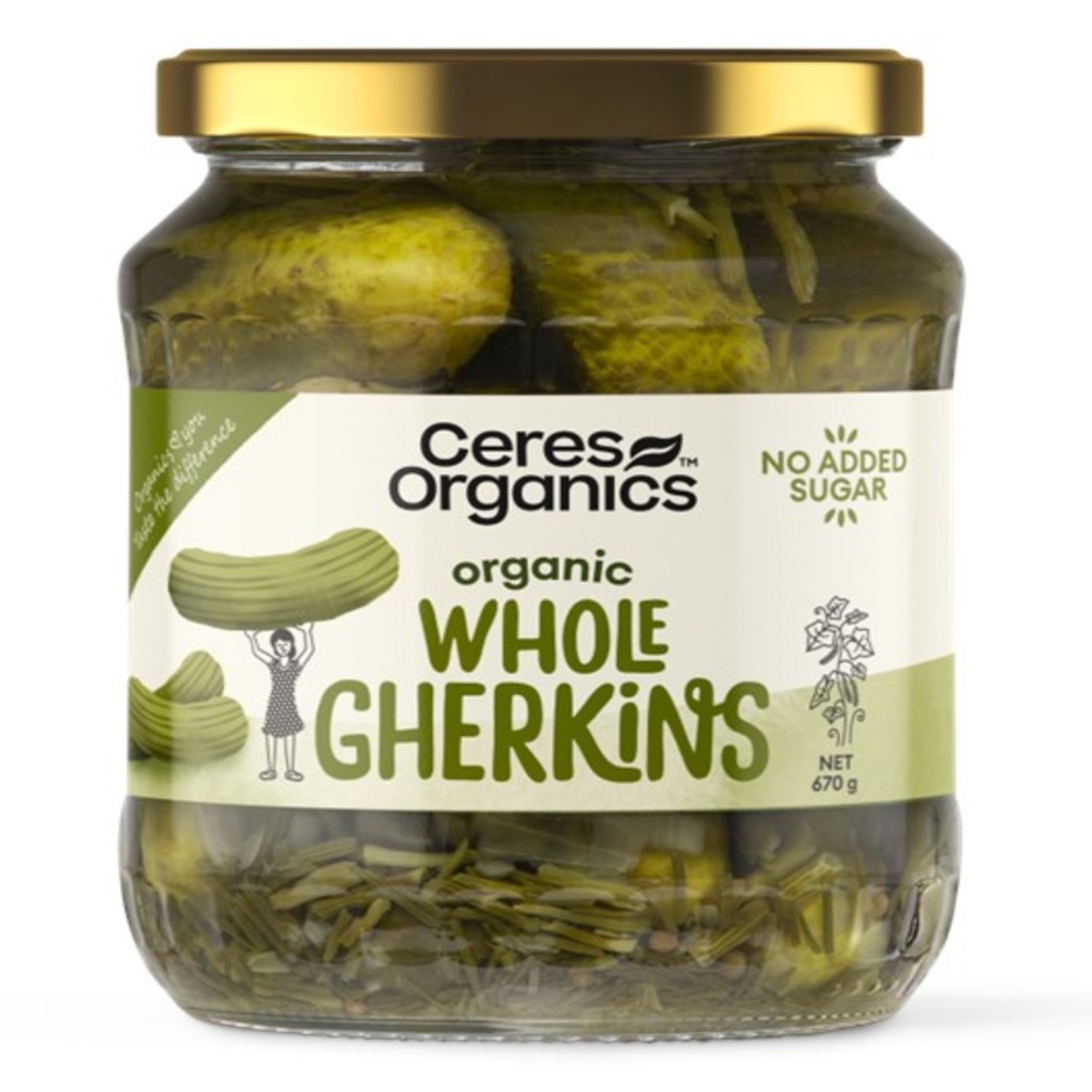 CERES ORGANICS | 酸黄瓜 670g