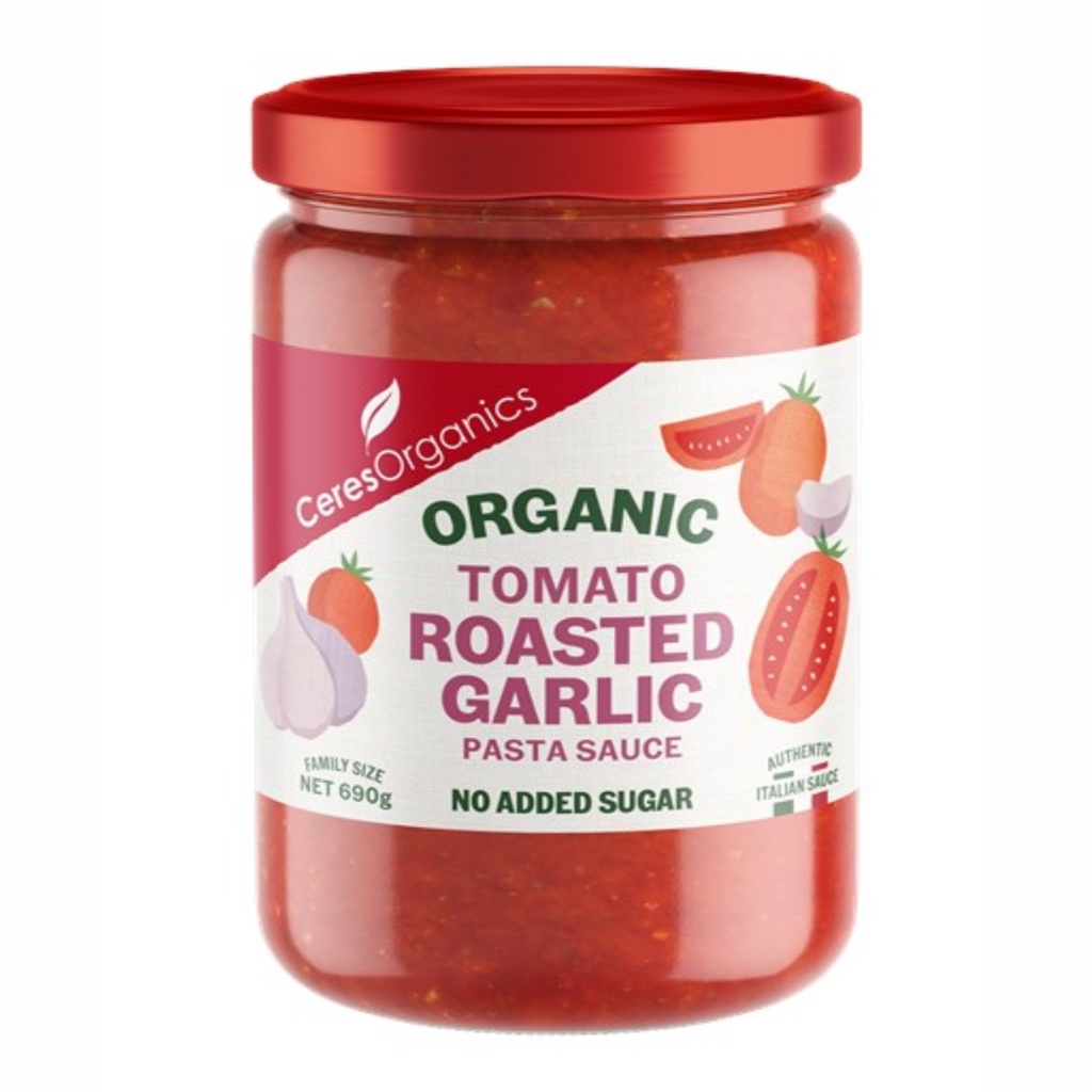 CERES ORGANICS | Tomato Roasted Garlic Pasta Sauce 690g