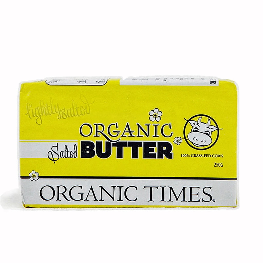 ORGANIC TIMES | 牛油 – 鹽味 250g
