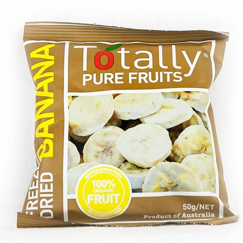 TOTALLY PURE FRUITS | 急冻干燥香蕉脆片 50克