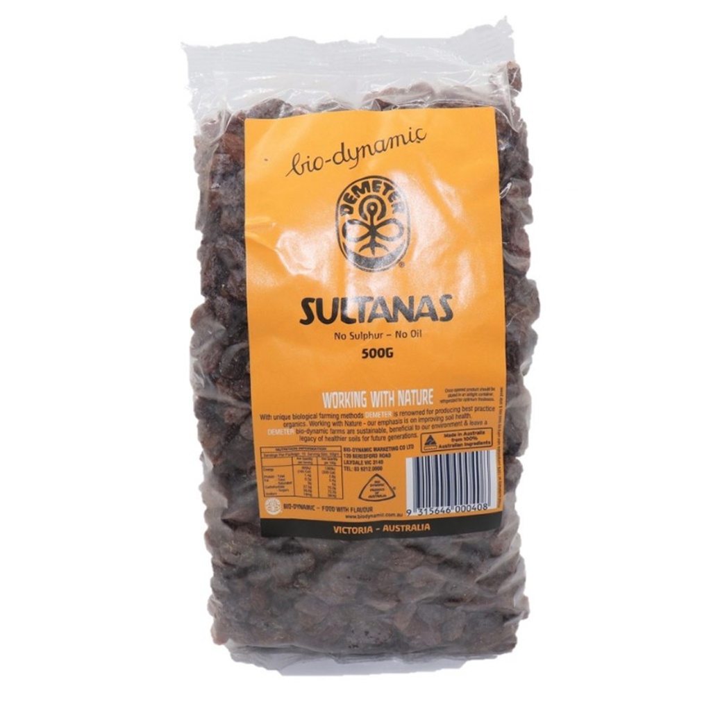DEMETER BIO-DYNAMIC | Sultanas, 500g