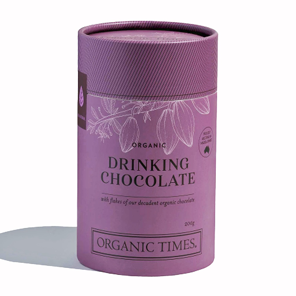 ORGANIC TIMES | 热巧克力粉，200克