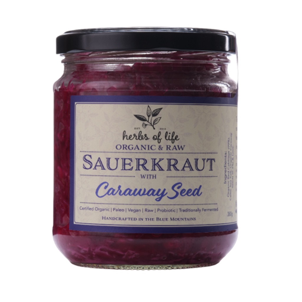 HERBS OF LIFE | Sauerkraut – Red Cabbage Caraway 380g