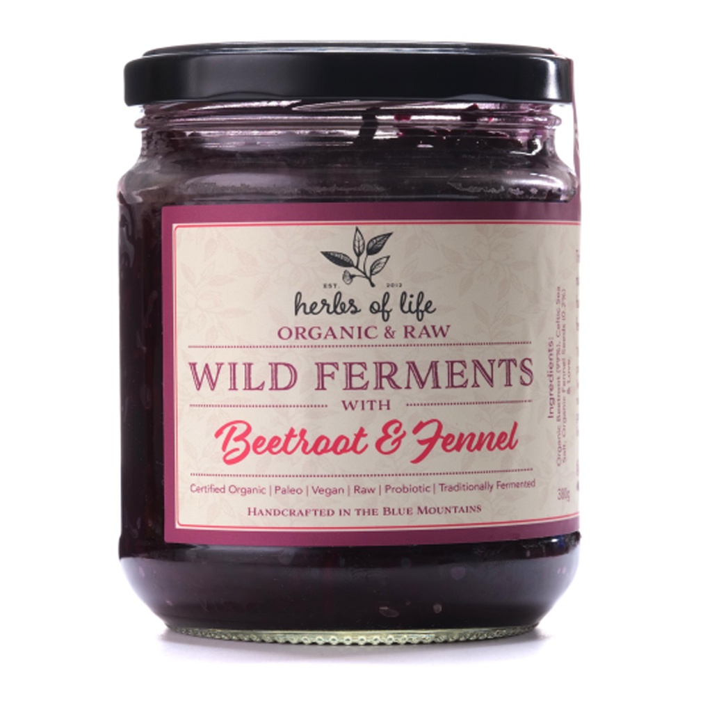 HERBS OF LIFE | Wild Ferment – Beetroot And Fennel 380g