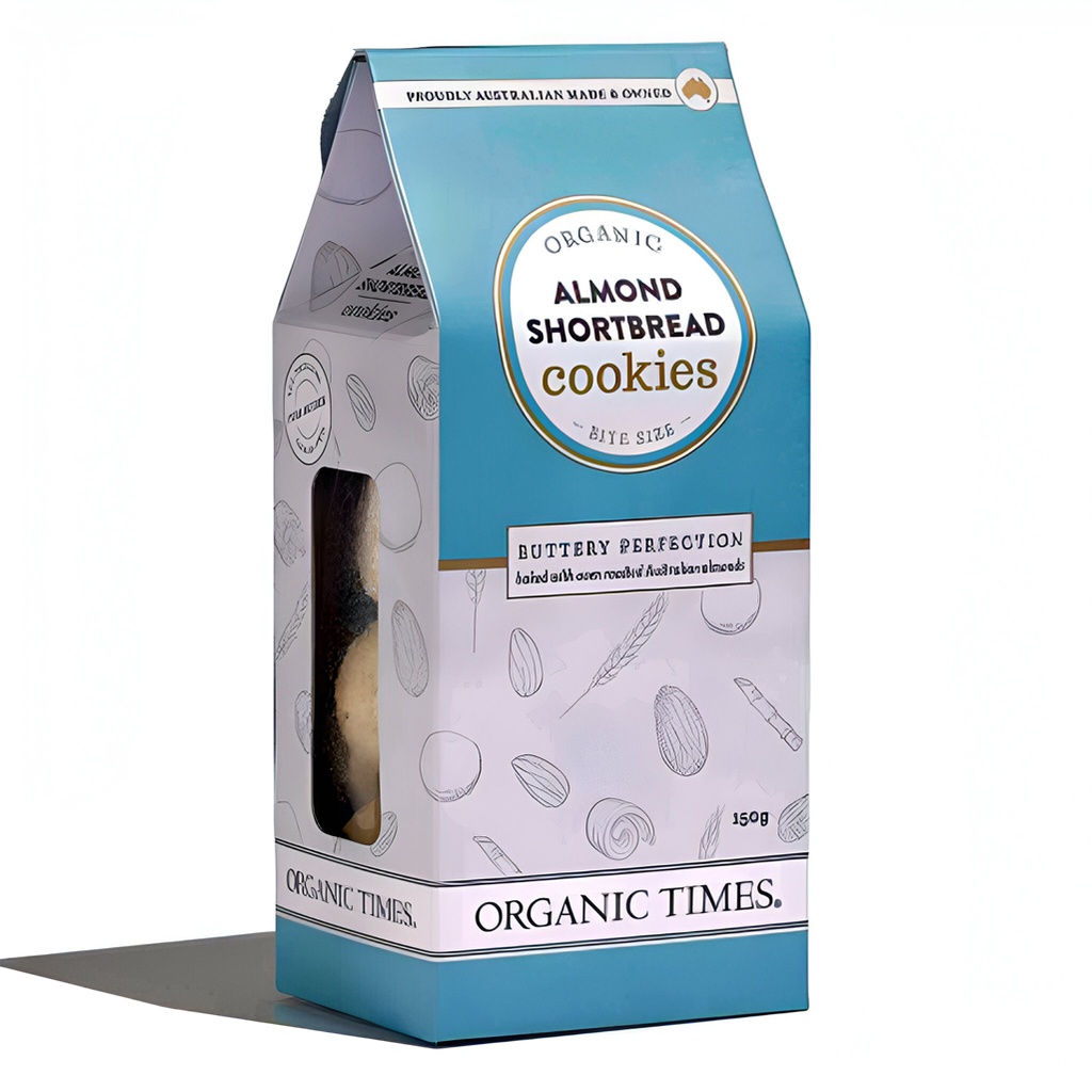 ORGANIC TIMES | Cookies – Almond Shortbread 150g